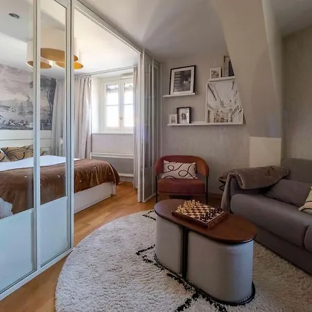 아파트 Studio Moderne Dominant Le Vieux 리옹